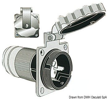 Presa Marinco 32 A 220 V - 14.487.03